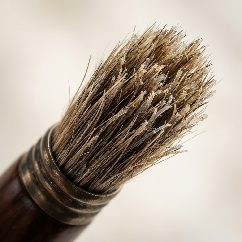 Natural and synthetic bristles